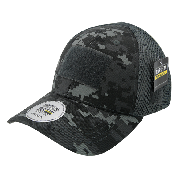 Low Crown Mesh Tactical Caps, NTG Camo - One Size