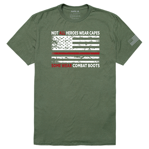 Not All with TRL Tactical Graphic T-shirt, Olive - Extra Large