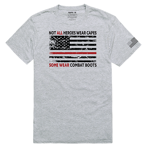 Not All with TRL Tactical Graphic T-shirt, Heather Grey - Small