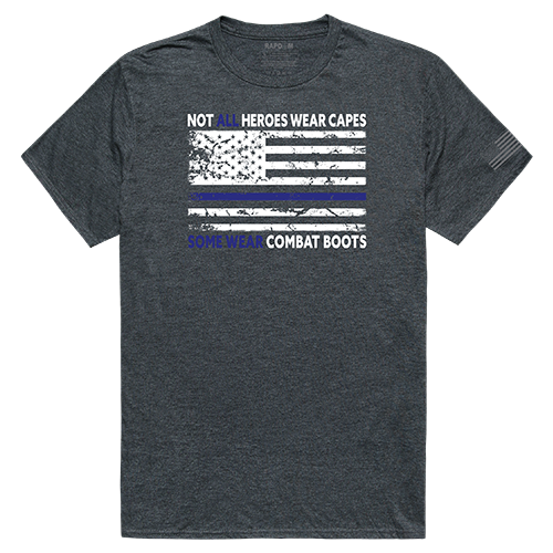 Not All with TBL Tactical Graphic T-shirt, Heather Charcoal - Extra Large