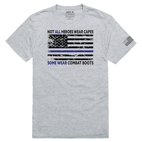 Not All with TBL Tactical Graphic T-shirt, Heather Grey - Extra Large