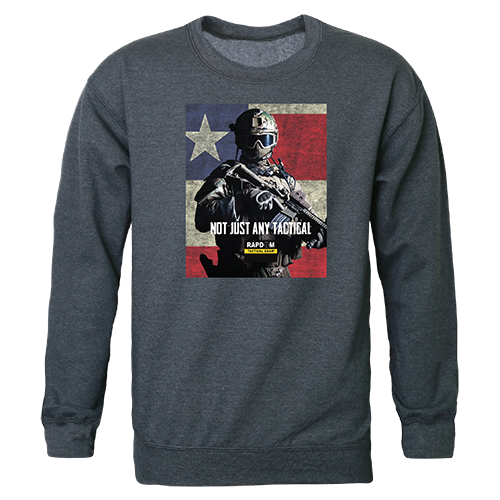 Not Just Any Graphic Crewneck Sweatshirt, Heather Charcoal - Large