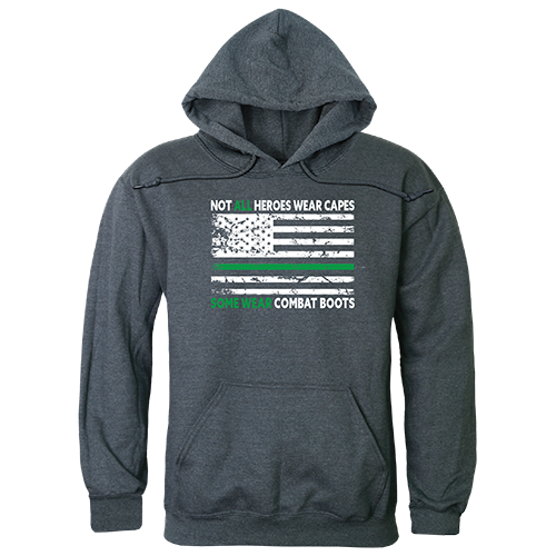Not All with TGL Graphic Pullover Sweatshirt, Heather Charcoal - 2XL