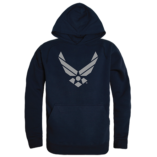 R99-AIR-NVY-05 AForce Basic Military Pullover Hoodie, Navy - 2XL