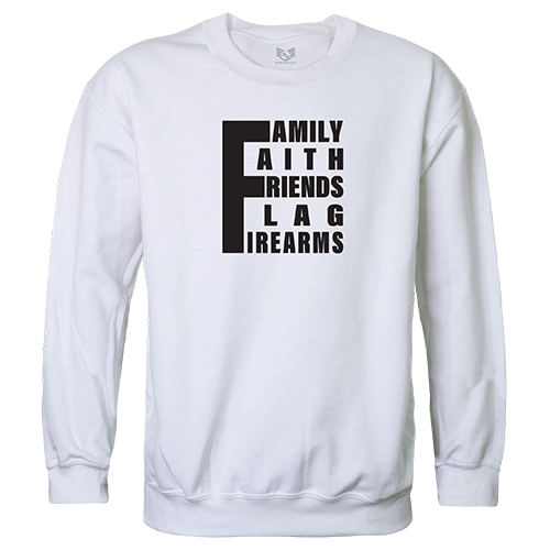 5 Things YDMW 1 Graphic Crewneck Sweatshirt, White - Small