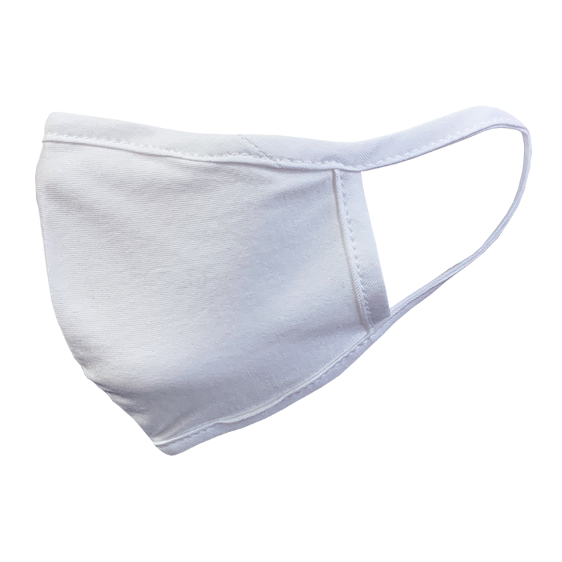 T94-WHT Single Layer Face Mask, White