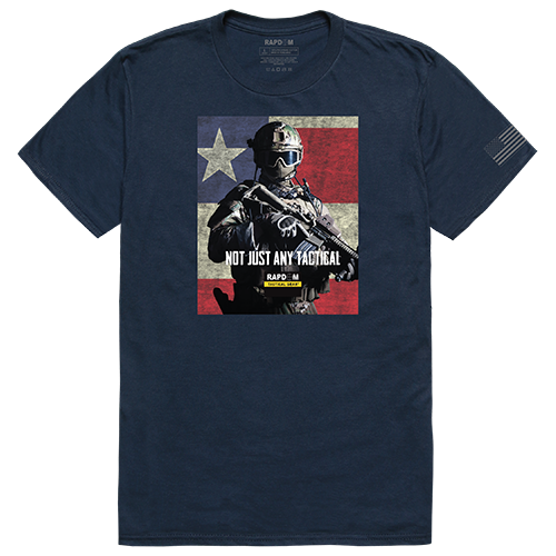 Not Just Any Tactical Graphic T-shirt, Navy - Extra Large