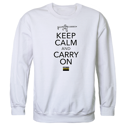 Carry on Graphic Crewneck Sweatshirt, White - Medium