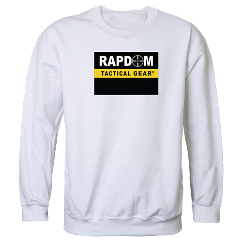 Rapdom Graphic Crewneck Sweatshirt, White - Small