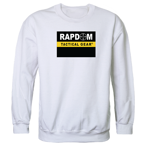 Rapdom Graphic Crewneck Sweatshirt, White - 2XL