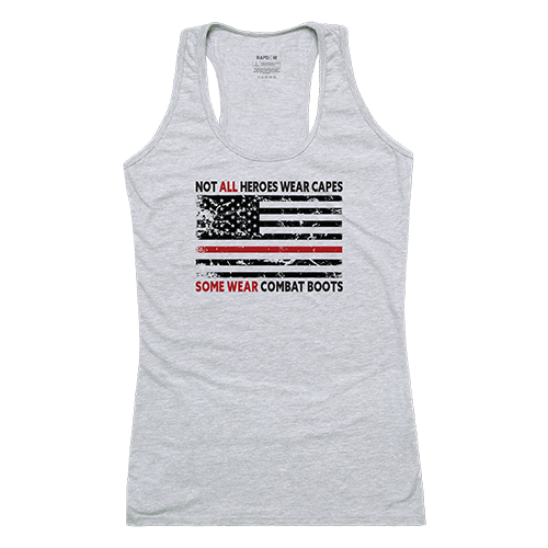 GS1-809-HGY-01 Not All with TRL Women Graphic Tank Top, Heather Grey - Small