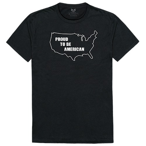 PTB American Relaxed Graphic T-shirt, Black - Medium