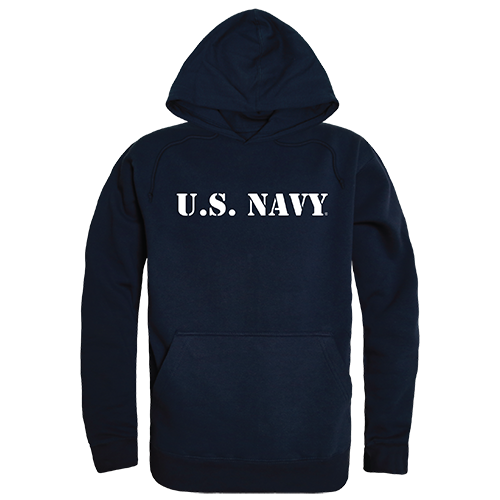 Navy Text Graphic Pullover Sweatshirt, Navy - Medium