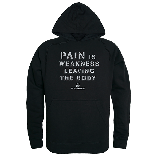 Pain Graphic Pullover Sweatshirt, Black - Extra Large