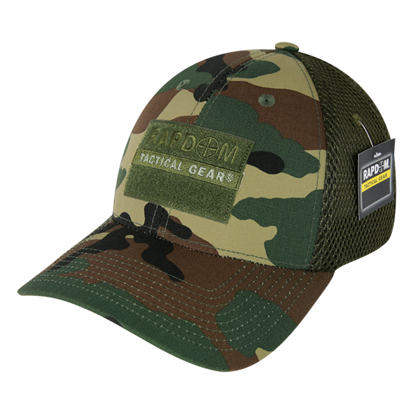 RDT Graphic Ripsto AirMesh Cap, Woodland - One Size