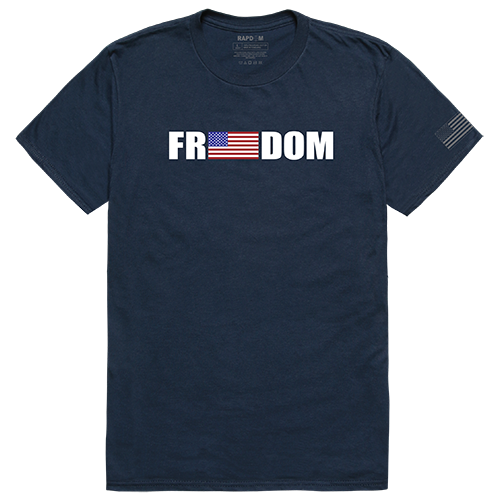 Freedom Tactical Graphic T-shirt, Navy - Medium