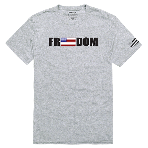 Freedom Tactical Graphic T-shirt, Heather Grey - 2XL