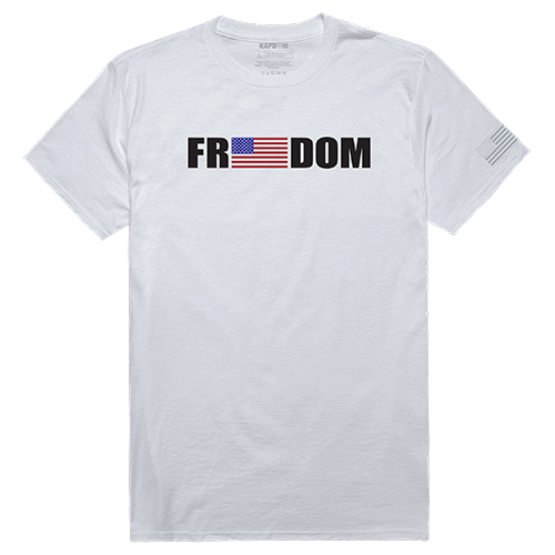 Freedom Tactical Graphic T-shirt, White - Extra Large