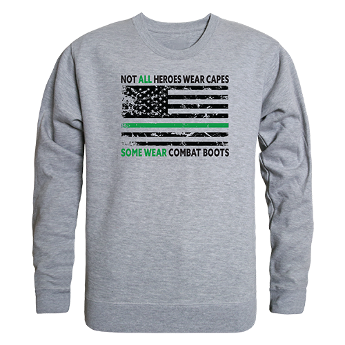 Not All with TGL Graphic Crewneck Sweatshirt, Heather Grey - Extra Large