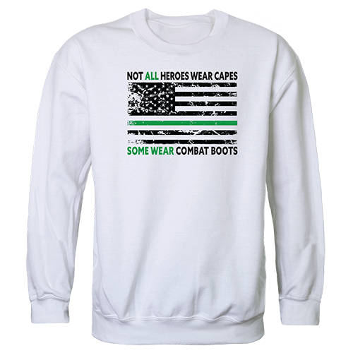 Not All with TGL Graphic Crewneck Sweatshirt, White - Medium