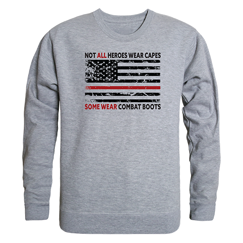 Not All with TRL Graphic Crewneck Sweatshirt, Heather Grey - Large