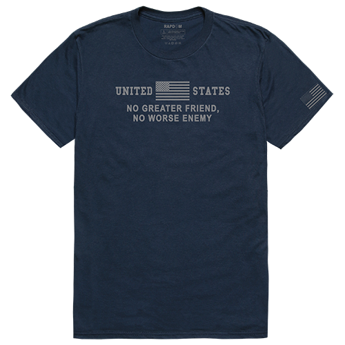 No Greater Tactical Graphic T-shirt, Navy - Extra Large