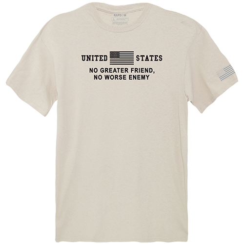 No Greater Tactical Graphic T-shirt, Sand - Large