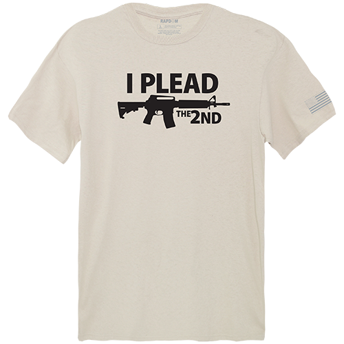 I Plead the 2nd Tactical Graphic T-shirt, Sand - Small