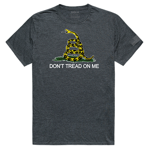 Gadsden Tactical Graphic T-shirt, Heather Charcoal - Medium