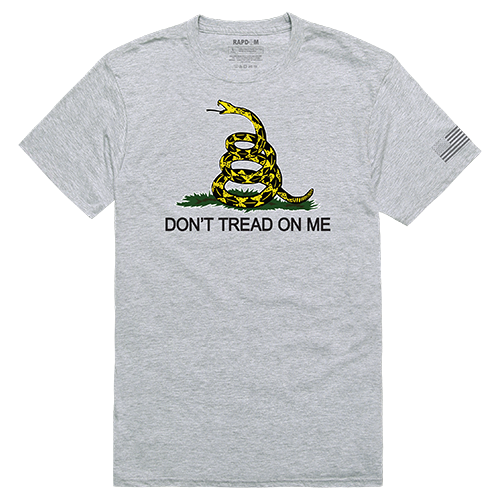 Gadsden Tactical Graphic T-shirt, Heather Grey - 2XL