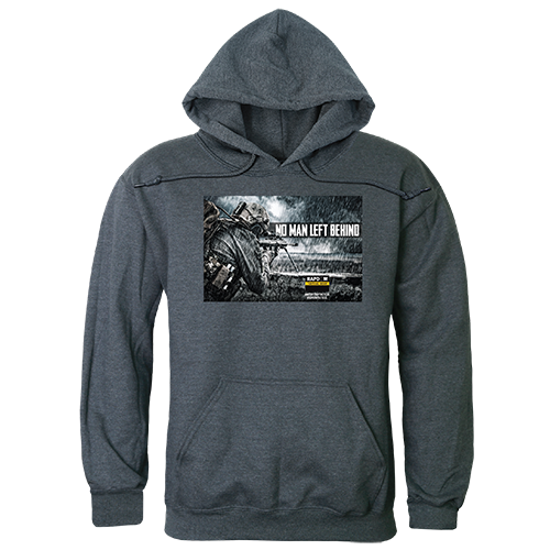 No Men Left Graphic Pullover Sweatshirt, Heather Charcoal - Extra Large
