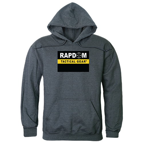 Rapdom Graphic Pullover Sweatshirt, Heather Charcoal - 2XL