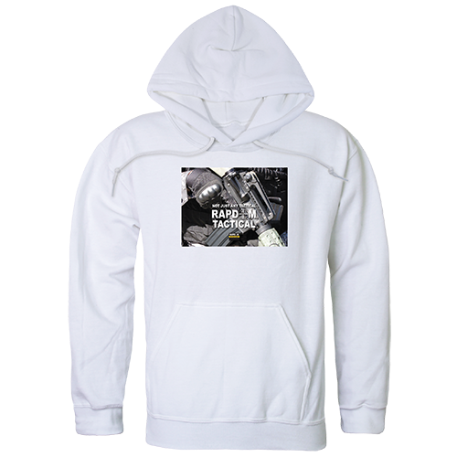 Rapdom 2 Graphic Pullover Sweatshirt, White - Large