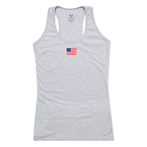 Betsy Ross 1 Graphic Tank Top, Heather Grey - Small