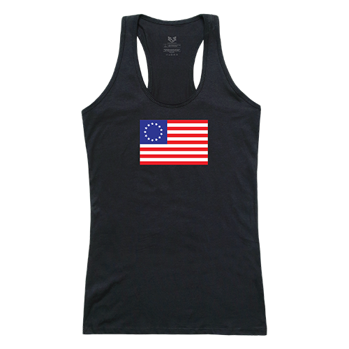 Betsy Ross 2 Graphic Tank Top, Black - 2XL