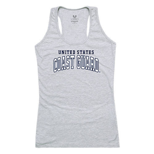 Coast Guard 1 Graphic Tank Top, Heather Grey - 2XL