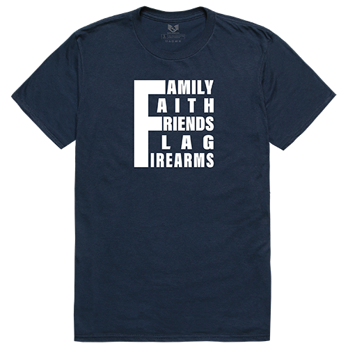 5 Things YDMW 1 Relaxed Graphic Tee Shirt, Navy - Small