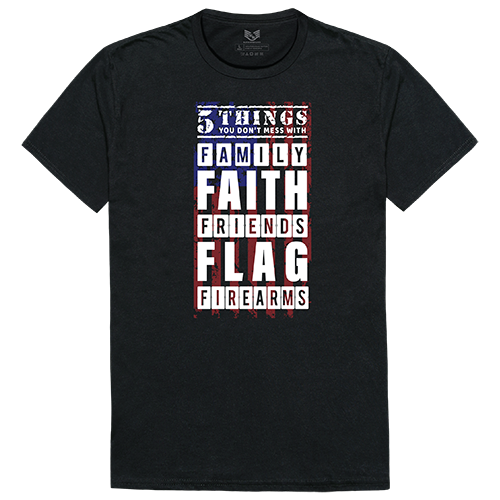 5 Things YDMW 2 Relaxed Graphic Tee Shirt, Black - Extra Large