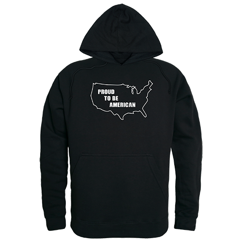 PTB American Graphic Pullover Sweatshirt, Black - Small