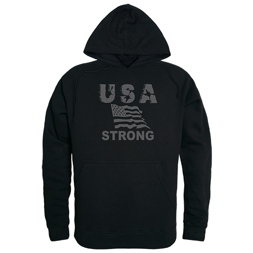 USA Strong 2 Graphic Pullover Sweatshirt, Black - Extra Large