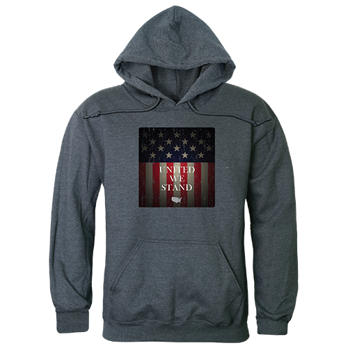 United We Graphic Pullover Sweatshirt, Heather Charcoal - Small