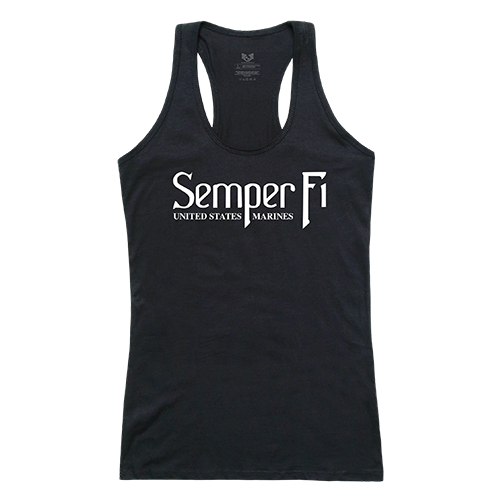 Semper Fi Graphic Tank Top, Black - 2XL