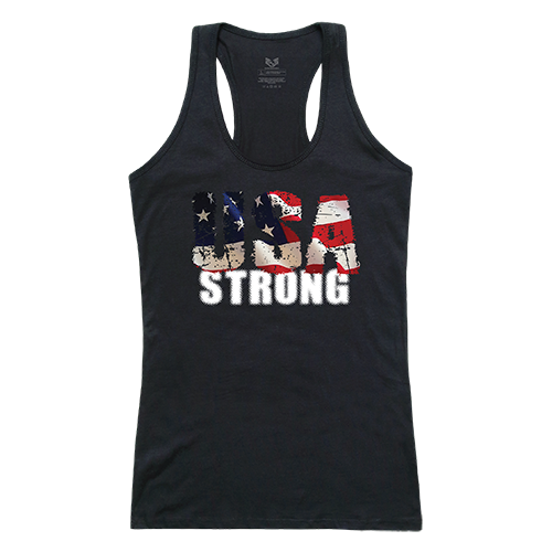 USA Strong 1 Graphic Tank Top, Black - Small