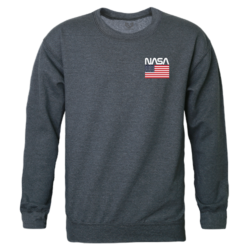 Worm 1 Graphic Crewneck Sweatshirt, Heather Charcoal - Small