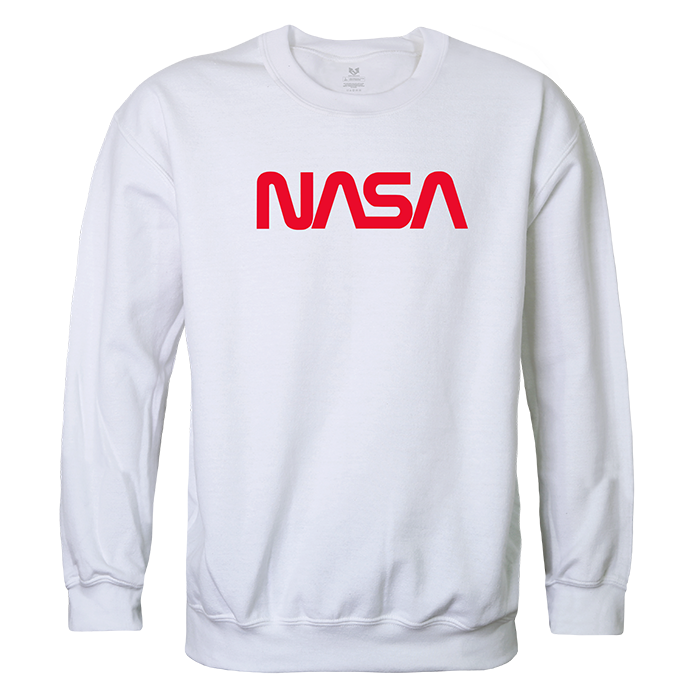 Worm Graphic Crewneck Sweatshirt, White - Small