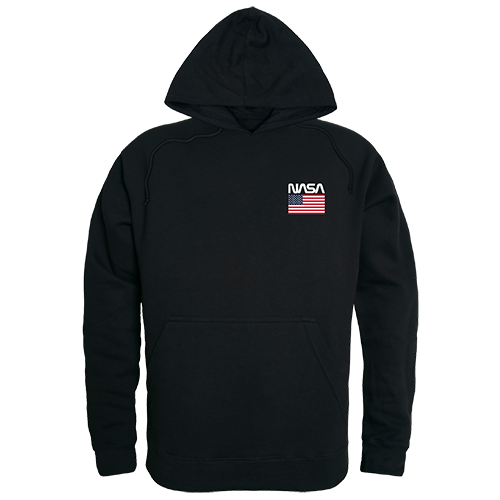 NAS3-WO1-BLK-04 Worm 1 Graphic Pullover Hoodie, Black - Extra Large