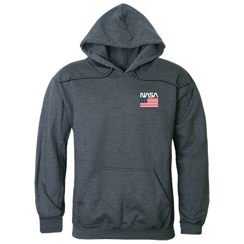 Worm 1 Graphic Pullover Hoodie, Heather Charcoal - Small