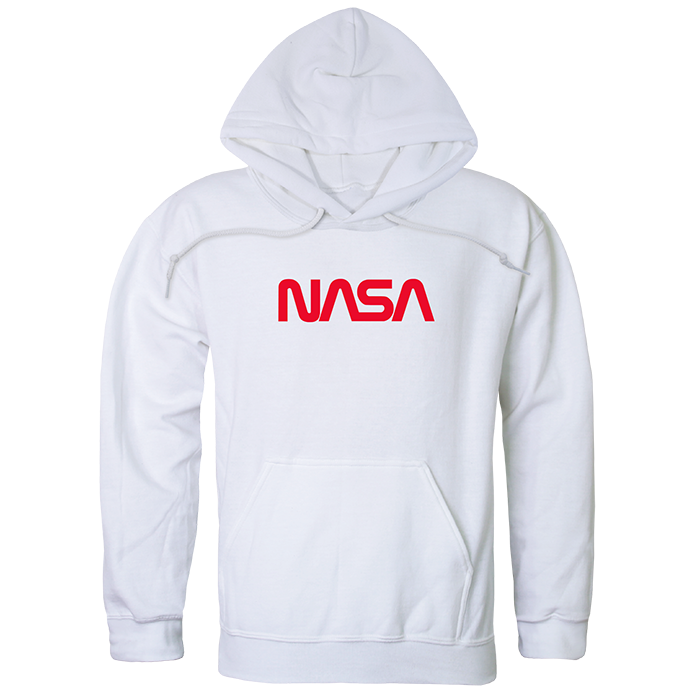 Worm Graphic Pullover Hoodie, White - Small