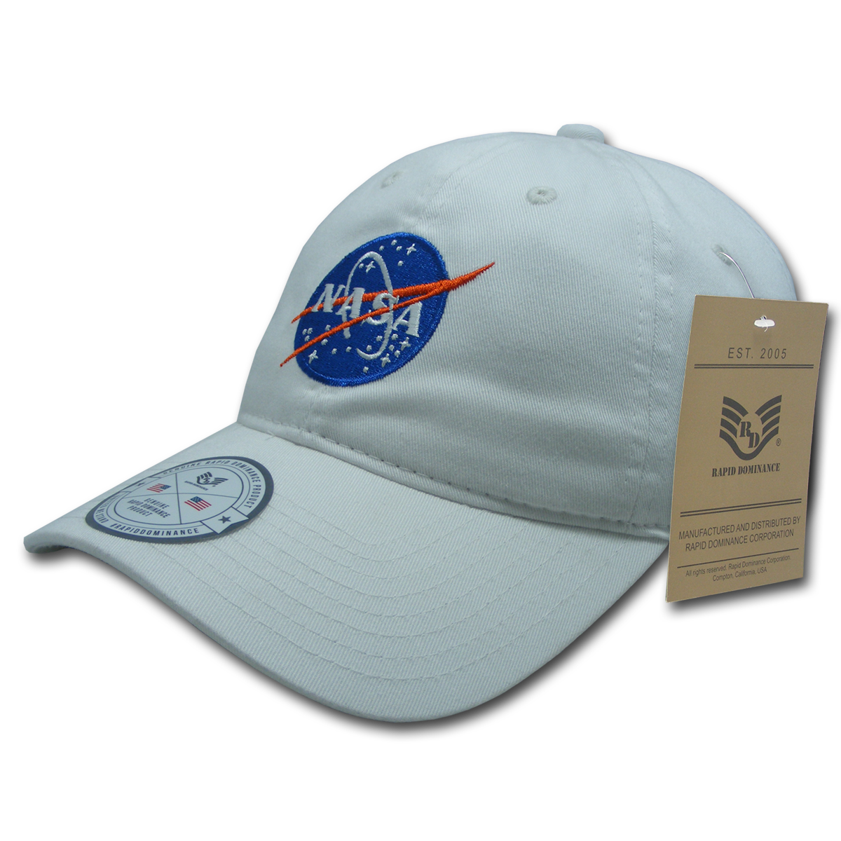 Meatball NASA Relaxed Cap, White - One Size