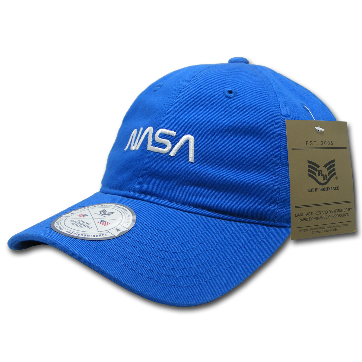 Worm NASA Relaxed Cap, Royal - One Size